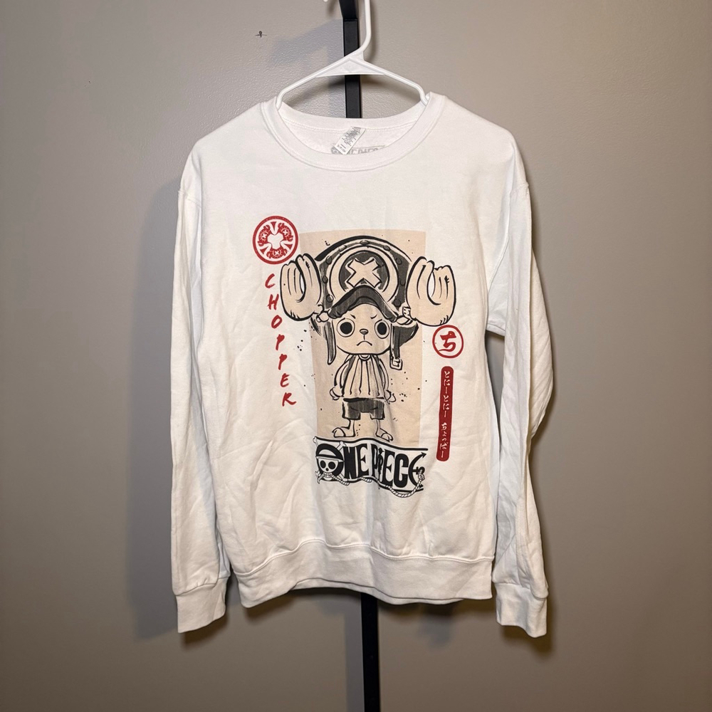 Men's‎ Unbranded White One Piece Chopper Graphic Sweatshirt S